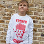 French Frights Boys' Slogan Sweatshirt, thumbnail 1 of 4