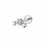Selene Star Piercing In Titanium, thumbnail 2 of 5