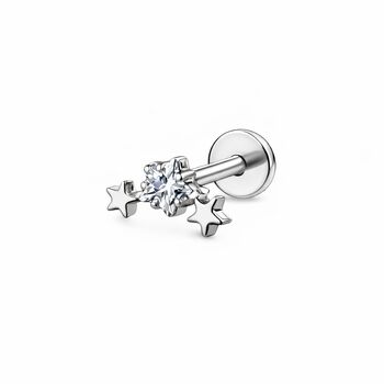 Selene Star Piercing In Titanium, 2 of 5