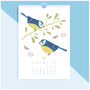 2025 Illustrated Birds Wall Calendar, thumbnail 2 of 5