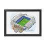 Personalised Chelsea Stadium Print, Stamford Bridge, thumbnail 4 of 7