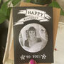 Personalised Happy Birthday Photo Magnet Card, thumbnail 3 of 4