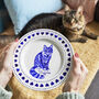 Blue China Pet Portrait Plate, thumbnail 2 of 8