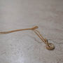 Compass Baby Necklace In Silver Or Gold, thumbnail 5 of 6