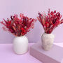 Red Dried Flower Arrangement, thumbnail 2 of 5