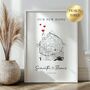 New Home Gift, Personalised Housewarming Gift, New Home Map Print, thumbnail 5 of 5