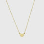 Verona Gold Plated Full Heart Necklace, thumbnail 5 of 5