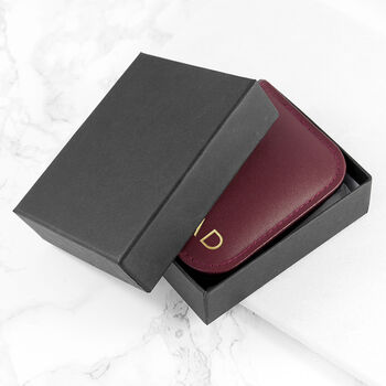 Personalised Luxury Soft Leather Playing Cards Case, 4 of 6