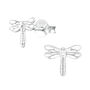 Sterling Silver Dragonfly Earrings In A Gift Tin, thumbnail 2 of 9