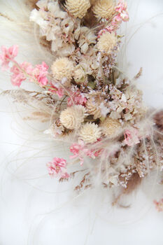 ‘British Summer’ Luxury Dried Flower Wreath, 2 of 4