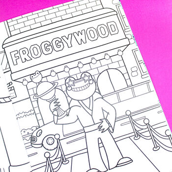 Frog Colouring Book For Adults And Children, 8 of 10