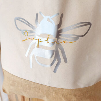 Personalised Bee Shopping Bag, 3 of 3