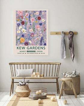 Kew Gardens Lilac Flower Art Print, 3 of 4