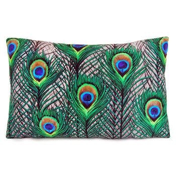 Peacock Feathers Cushion, 7 of 7