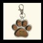 Personalized Dog Paw Keychain – Name Engraved Key Ring, thumbnail 2 of 2