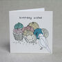 Bird And Cupcakes Children's Birthday Card, thumbnail 1 of 2