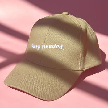 Sleep Needed Slogan Cap, 5 of 7