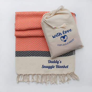 Personalised Handwoven Throw Retirement Gift, 2 of 11