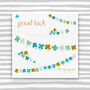 Good Luck Card Four Leaf Clover, thumbnail 1 of 3