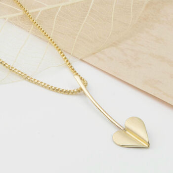 'Love Grows' 9ct Gold Heart Pendant Necklace, 2 of 8