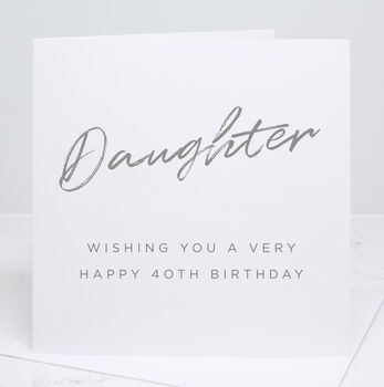 Personalised 40th Birthday Card, 4 of 5