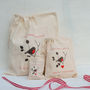Personalised Christmas Robin Gift Bags, thumbnail 3 of 4