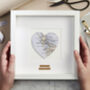 Personalised Single Heart Map Picture, thumbnail 2 of 5