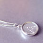 Crystal Initial Necklace, thumbnail 3 of 5