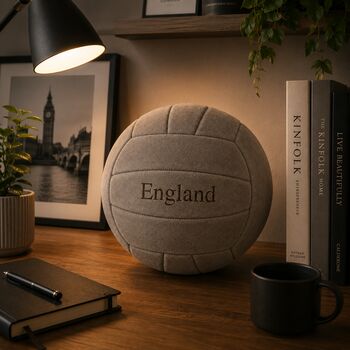 Personalised Engraved Premium Suede Football Ball, 3 of 11