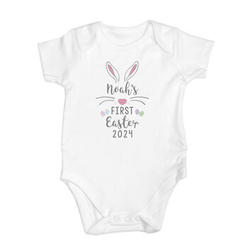 Personalised My First Easter Baby Vest, 4 of 5