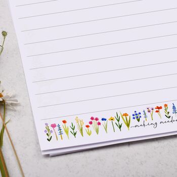 A5 Letter Writing Paper With Ditsy Floral Border, 2 of 4