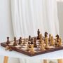 Personalised Deluxe Wooden 16×16 Chess Set, thumbnail 6 of 6