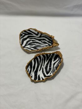 Zebra Print Trinket Trays, 4 of 6