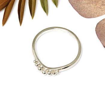 Solid Silver Fairie Tiara Ring, 3 of 5