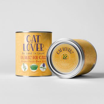 Cat Lovers Eco Grow Your Own Plant Kit, 2 of 5