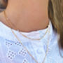 Eos Gold Plated Pearl Choker, thumbnail 6 of 6