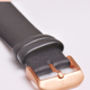 Classic Rose Gold Vegan Leather Watch, thumbnail 9 of 12