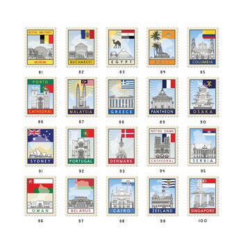 Personalised Travel Destination Stamp Print, 9 of 11