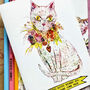 Mystic Kitty Wishes All Your Dreams Come True Card, thumbnail 2 of 3
