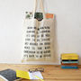 Brains Are The New Black Tote Bag, thumbnail 2 of 2