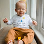 'Going On An Adventure' Long Sleeve Baby Tshirt, thumbnail 2 of 4