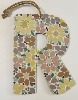 Personalised Initial Letter Decoration For Baby Child Custom Wall Hanging, 11 of 12