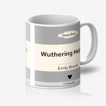 Personalised Book Cover Mug Gift For Her Or Him, 6 of 12