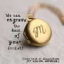 Tiny Round Personalised Locket With Heart, thumbnail 5 of 11