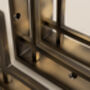 Antique Brass Art Deco Solid Brass Brackets, thumbnail 4 of 7