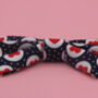 Red Hearts On Navy Dog Bow Tie, thumbnail 7 of 11