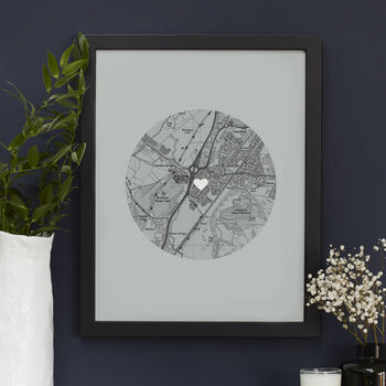 Our Home Personalised UK Map Print, 10 of 12
