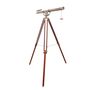 60 Inch Handcrafted Bronze Telescope With Tripod Stand, thumbnail 4 of 9