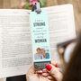 Personalised Photo Bookmark With Quote For Mum, thumbnail 3 of 5