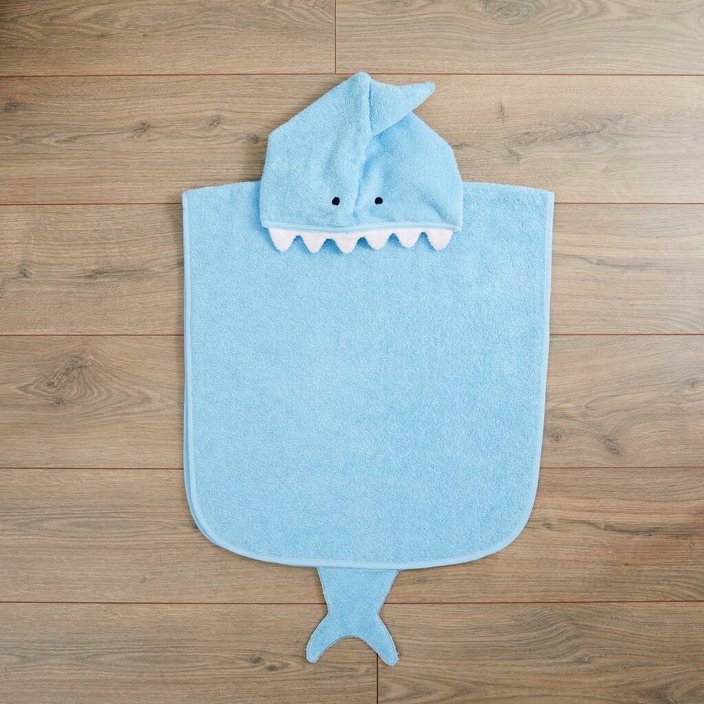 Personalised Children's Shark Swim Poncho By My 1st Years